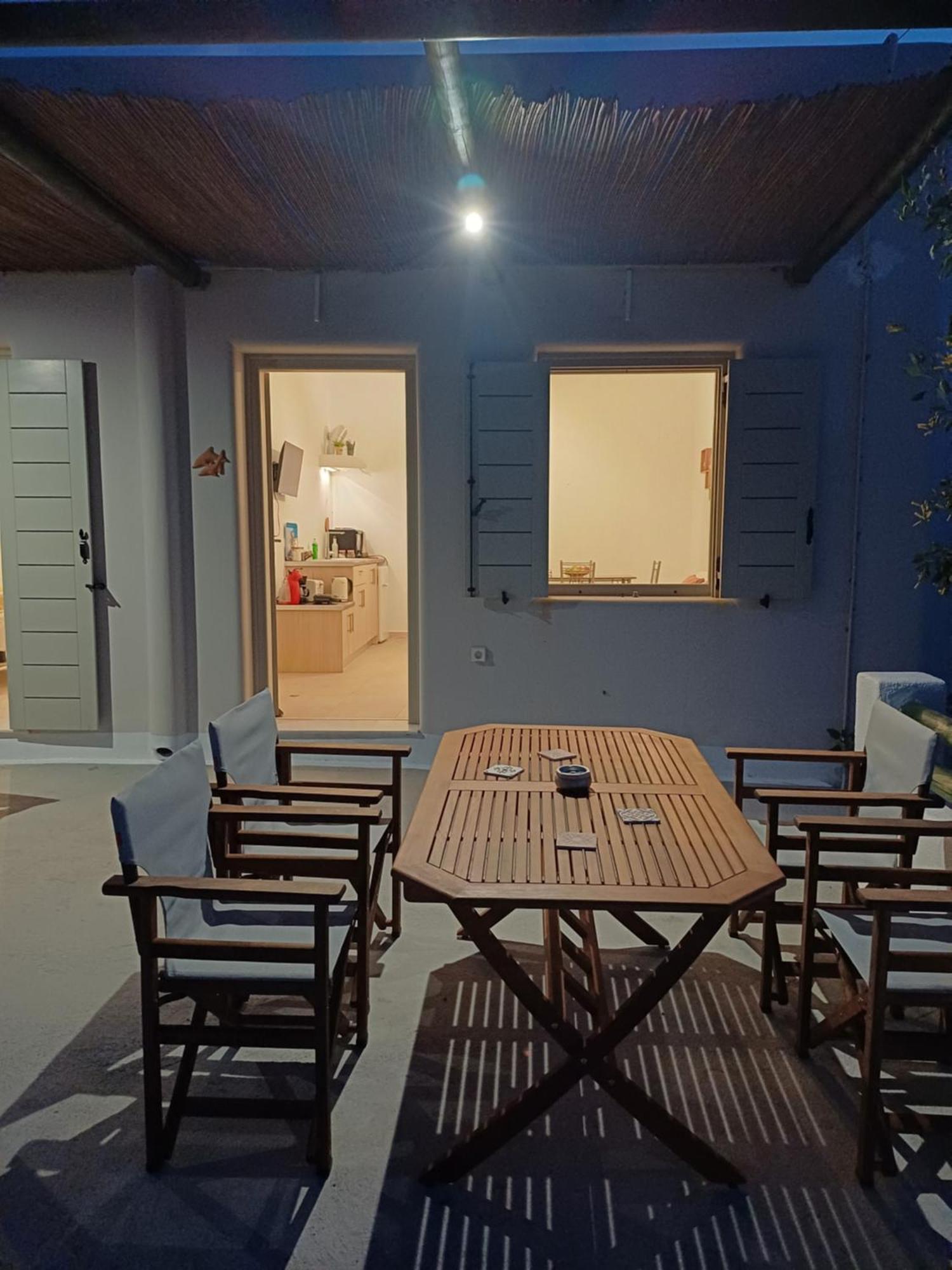 Вилла 'Irene' Cycladic House With Sunrise And Sea View! Foinikia  Экстерьер фото