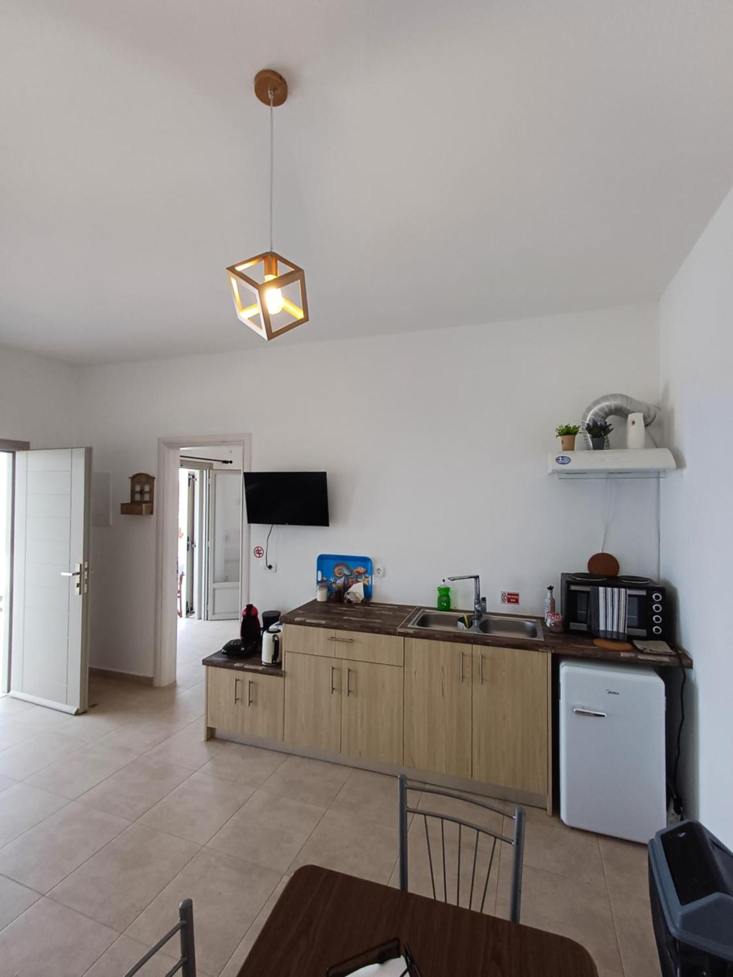 Вилла 'Irene' Cycladic House With Sunrise And Sea View! Foinikia  Экстерьер фото