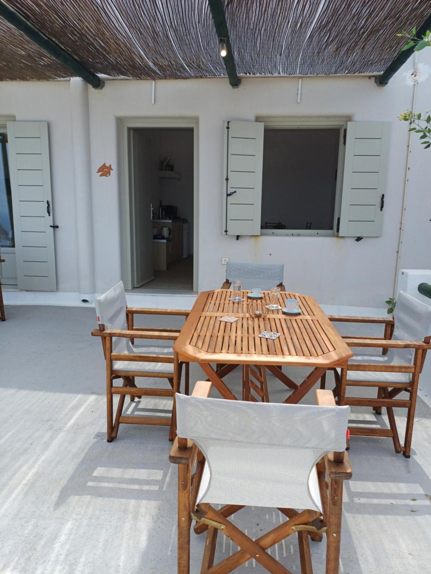 Вилла 'Irene' Cycladic House With Sunrise And Sea View! Foinikia  Экстерьер фото