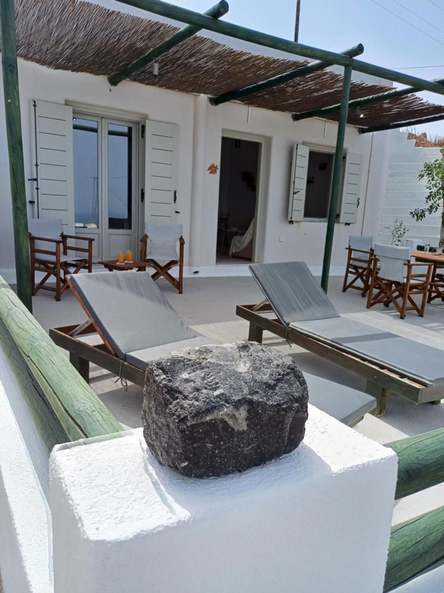 Вилла 'Irene' Cycladic House With Sunrise And Sea View! Foinikia  Экстерьер фото