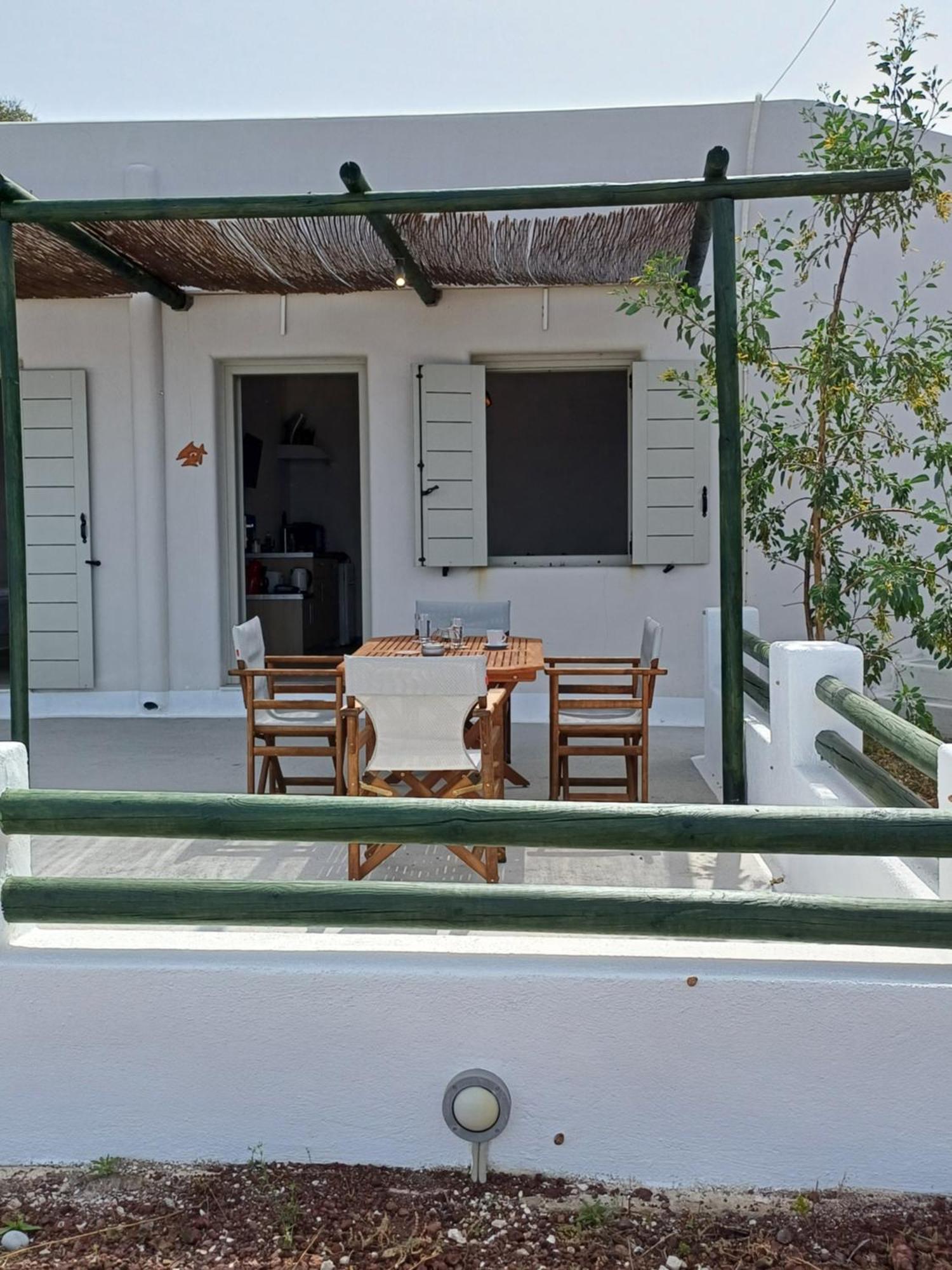 Вилла 'Irene' Cycladic House With Sunrise And Sea View! Foinikia  Экстерьер фото